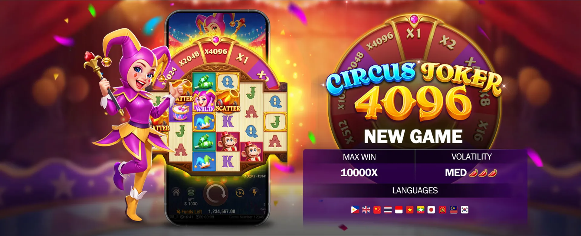 Diverse casino games on 747.live platform