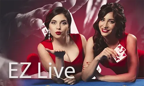 Live Baccarat table with dealer